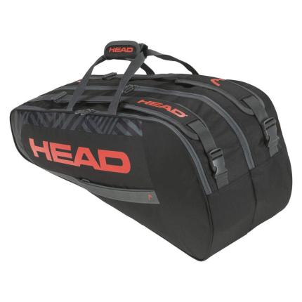 Tenisová taška Head Base Racquet Bag M, black/orange