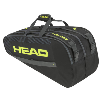 Tenisová taška Head Base Racquet Bag M, black/yellow