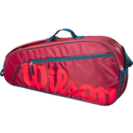 Tenisová taška Wilson Junior 3 Pack, red/infrared