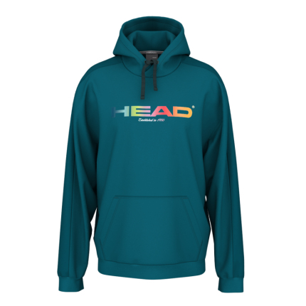 Pánská tenisová mikina Head Rally Hoodie Men, teal