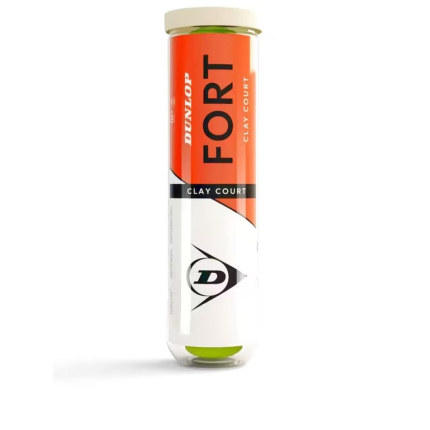 Tenisové míče Dunlop Fort Clay Court, 4 ks