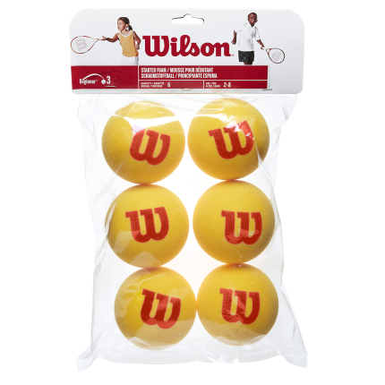 Dětské tréninkové míče Wilson Starter Foam 6ks