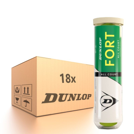 Tenisové míče Dunlop Fort All Court, 72 ks