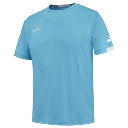 Pánské tenisové tričko Babolat Play Crew Neck Tee, cyan blue