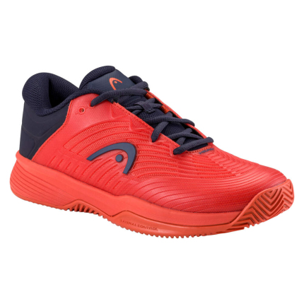 Dětská tenisová obuv Head Revolt Pro 4.5 Clay Junior, red/dark blue