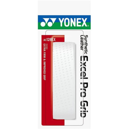 Základní grip Yonex Synthetic Leather Excel Pro AC 128, white