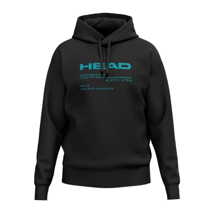 Mikina Head Race Hoodie Unisex, black