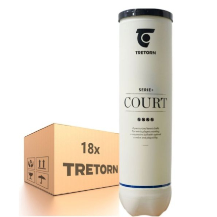 Tenisové míče Tretorn Serie+ Court, 72 ks