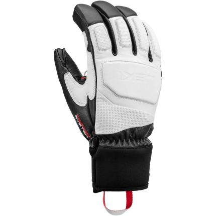 Lyžařské rukavice Leki Griffin Prime 3D 2025/26, white-black-graphite