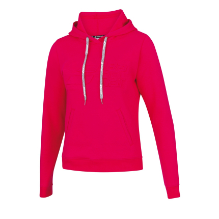 Dětská tenisová mikina Babolat Exercise Hood Sweat JR, red rose