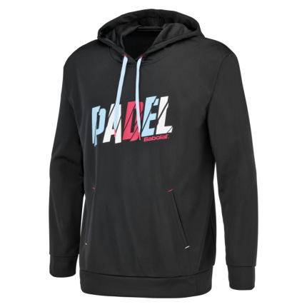 Pánská mikina Babolat Padel Hood Sweat Men, black