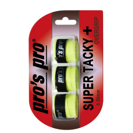 Omotávky Pros Pro Super Tacky+ 3 ks, yellow