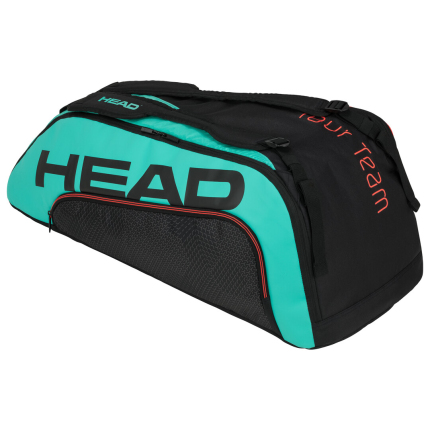 Tenisová taška Head Tour Team 9R Supercombi 2020, black/teal