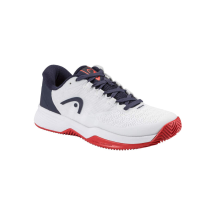 Dětská tenisová obuv Head Revolt Pro 5.0 Clay Junior, white/navy