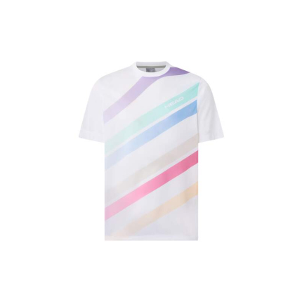 Pánské tenisové tričko Head Pro T-Shirt, white/print perf