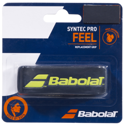 Základní grip Babolat Syntec Pro, black/yellow