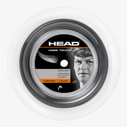 Tenisový výplet Head Hawk Touch 200m, black