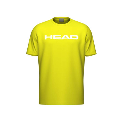 Pánské tričko Head Club Basic T-Shirt Men, yellow