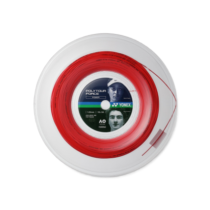 Tenisový výplet Yonex Poly Tour Force 200m, red