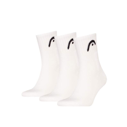 Tenisové ponožky Head Socks Tennis 3P Club Short Crew, white