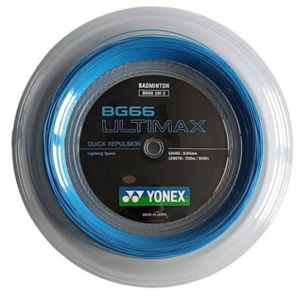 Badmintonový výplet Yonex BG 66 Ultimax, 200m, blue